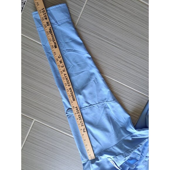 Lot of 2 Columbia PFG Omni-Shade Long-Sleeve Fishing Shirts Coral Blue Vented L - Picture 15 of 16